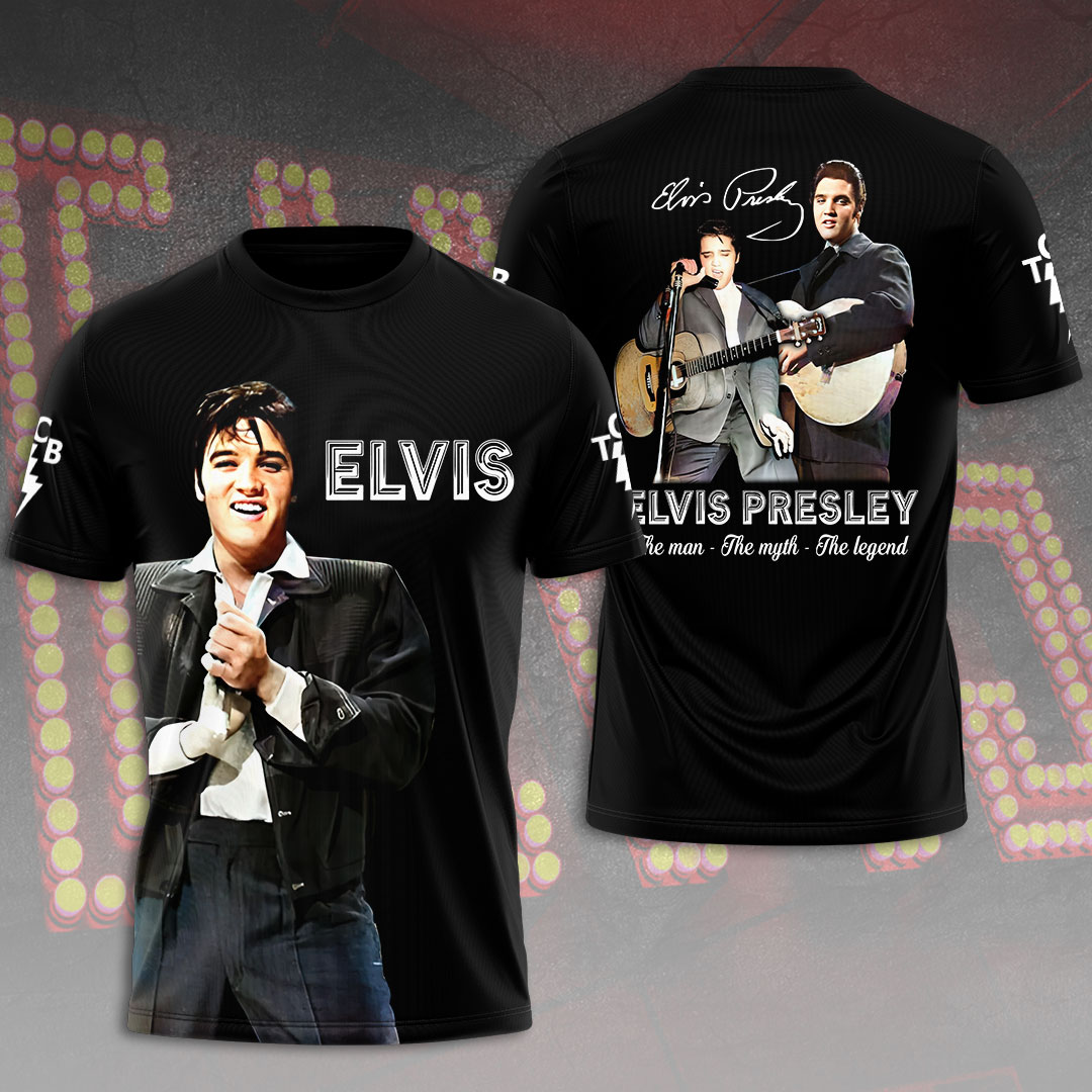 Elvis Presley Rock And Roll Multi-Platinum Shirt