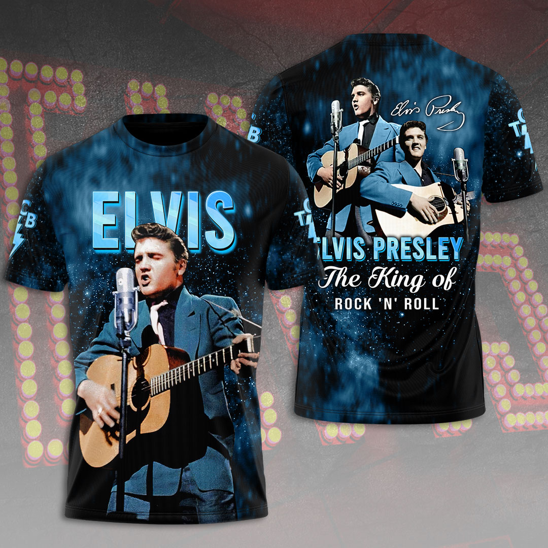 Elvis Presley Rock And Roll Blue Moon Shirt