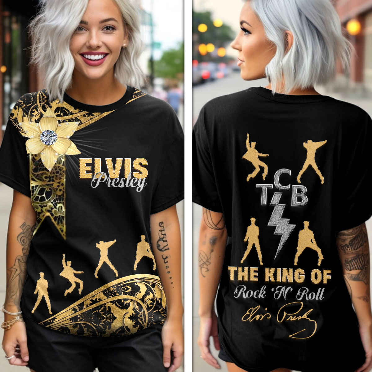 Elvis Presley Rock And Roll Grammy Awards Shirt
