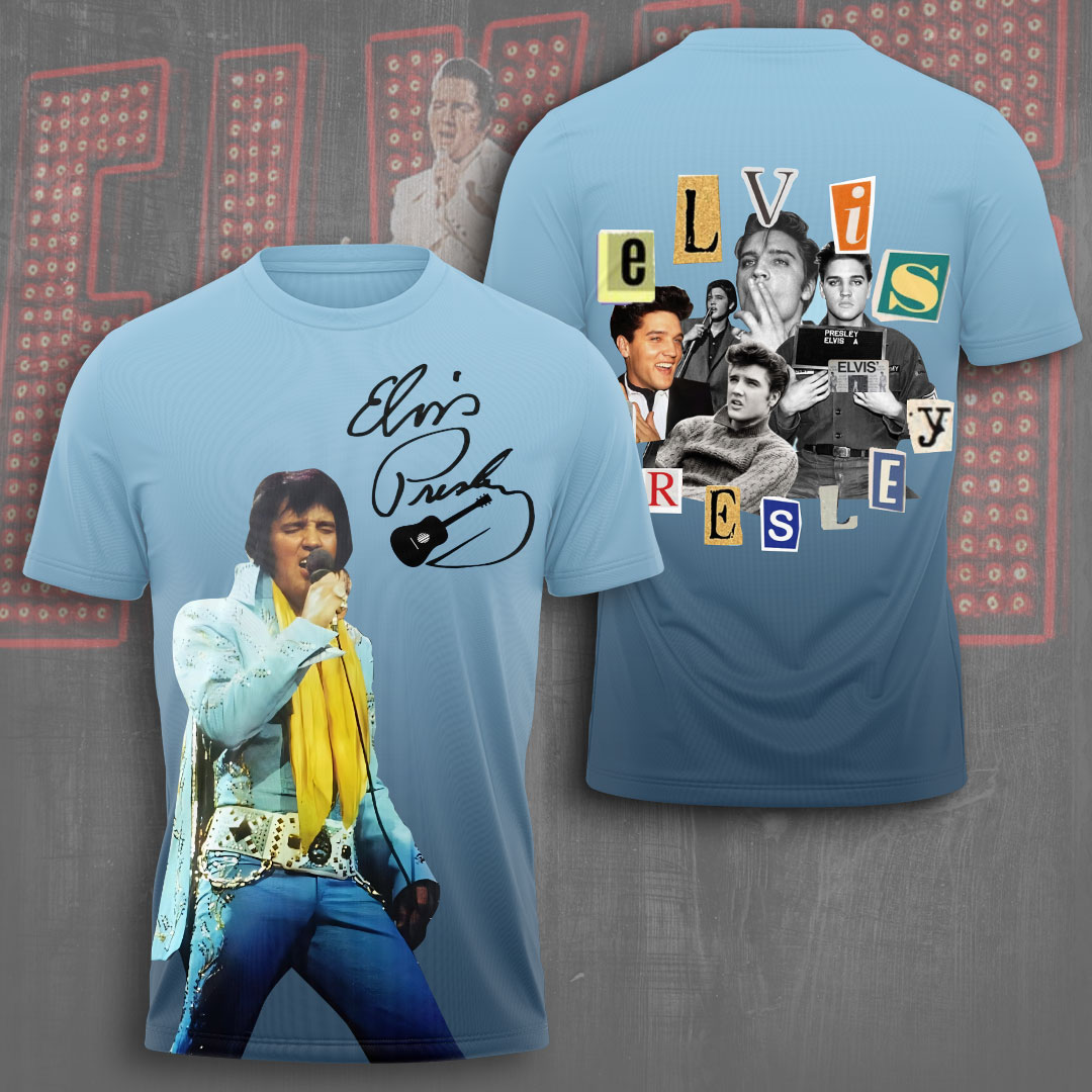 Elvis Presley Rock And Roll Singles Shirt