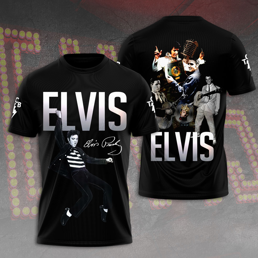 Elvis Presley Rock And Roll Diamond Shirt