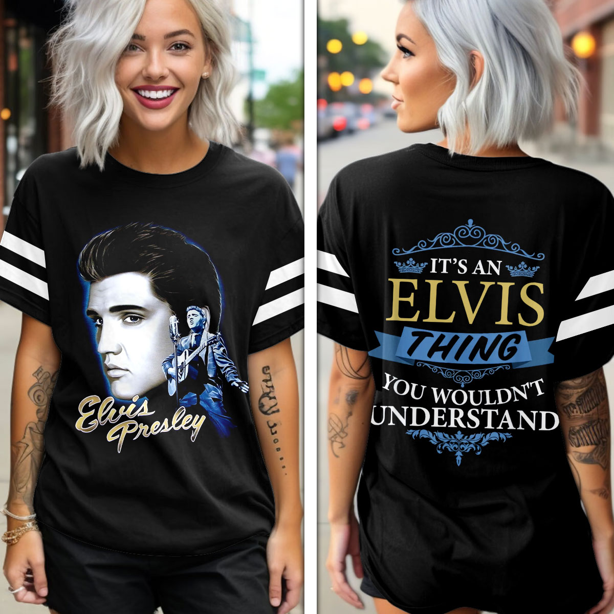 Elvis Presley Rock And Roll Rca Victor 1950S Shirt