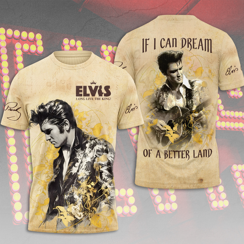 Elvis Presley Rock And Roll 1970S Tour Shirt