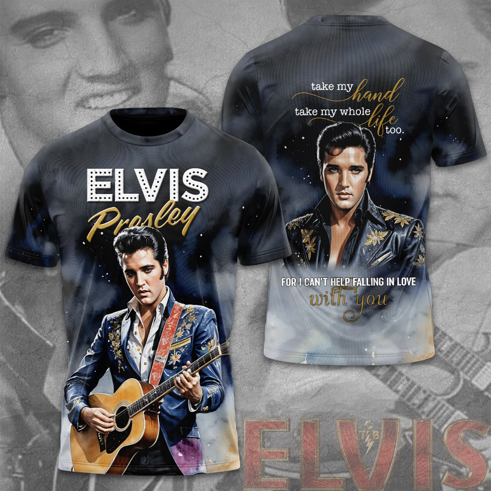 Elvis Presley Rock And Roll Graceland Vault Shirt