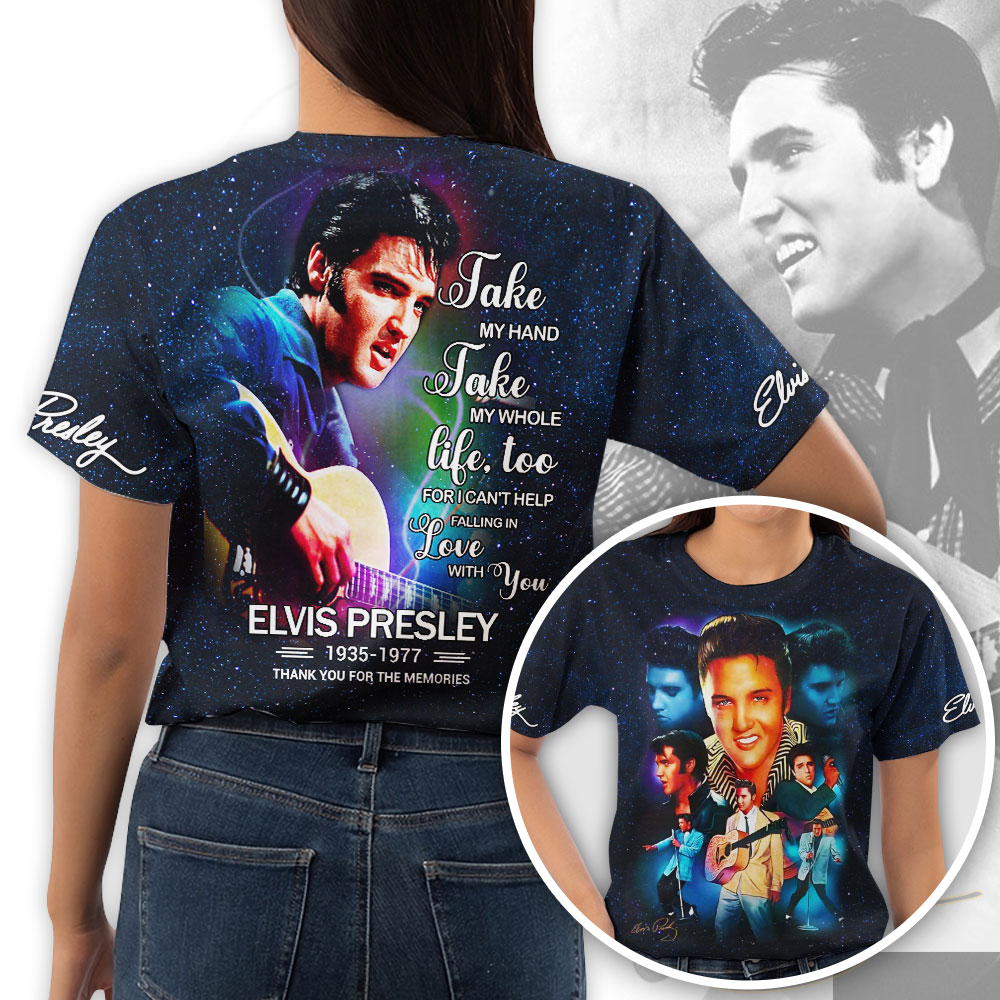 Elvis Presley Miss Platinum Album Shirt