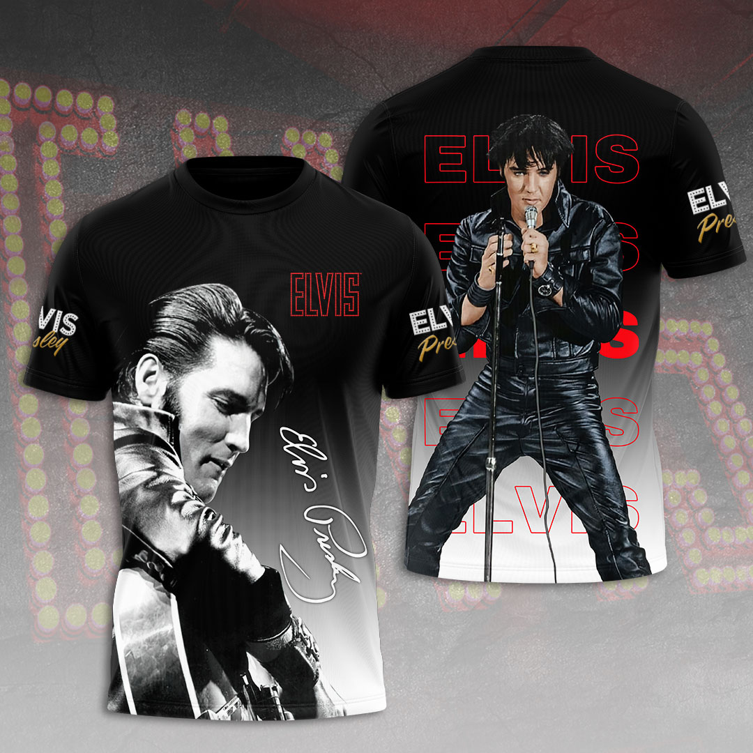 Elvis Presley Black Memphis Shirt