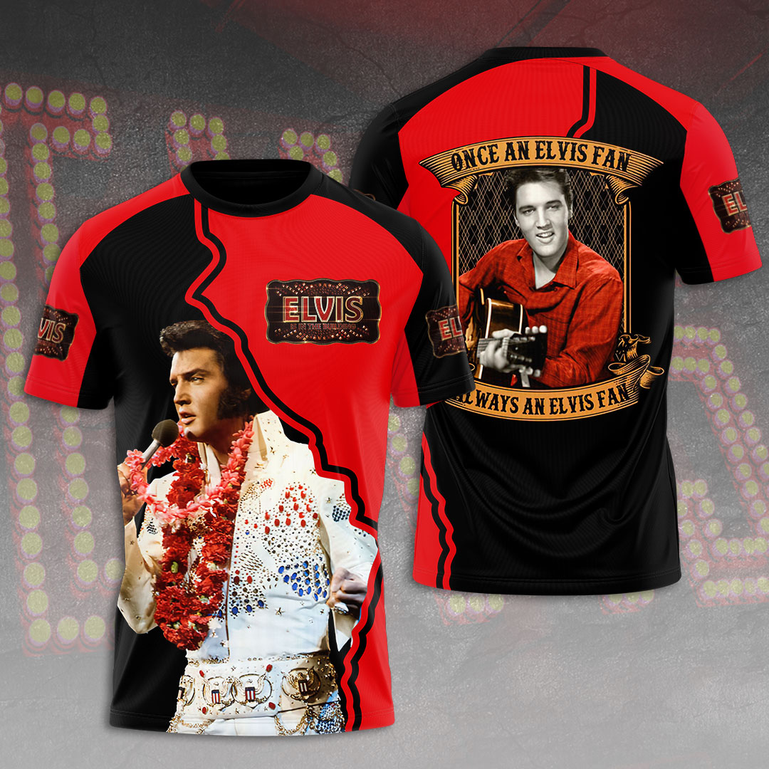 Elvis Presley Black Graceland Mansion Shirt