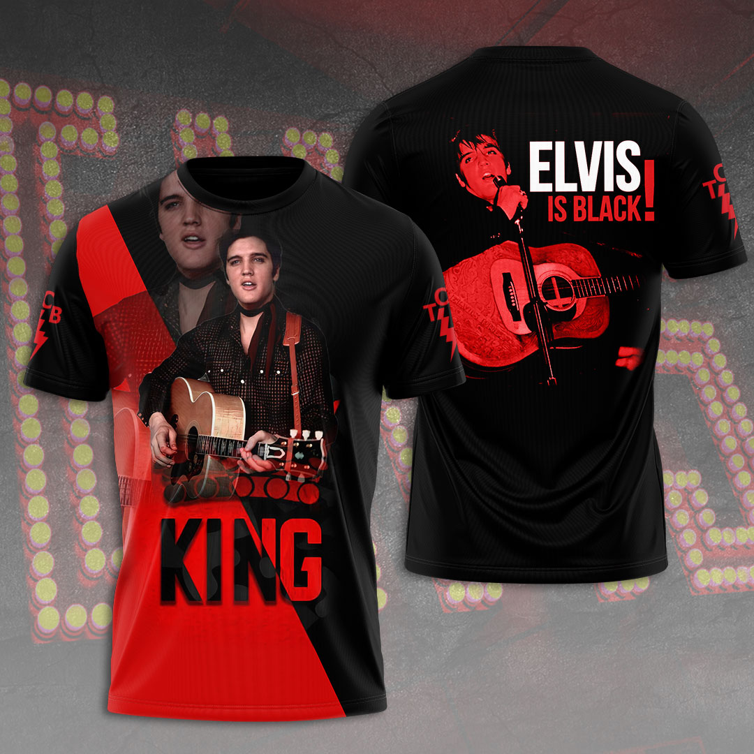 Elvis Presley Black Melancholy Blues Shirt