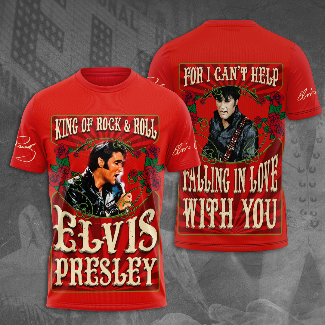 Elvis Presley Black Satellites Shirt