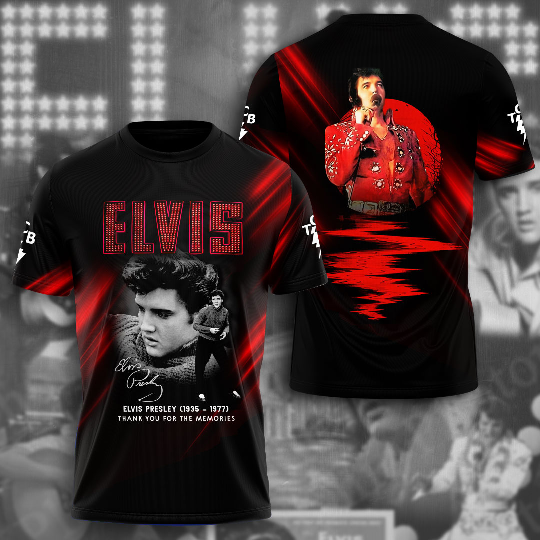 Elvis Presley Black Doja Cat Shirt