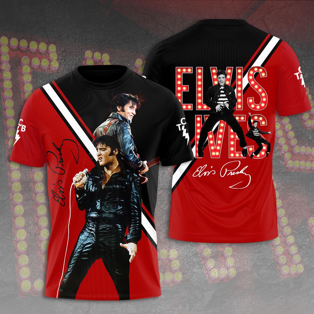 Elvis Presley Black Presley Parade Shirt