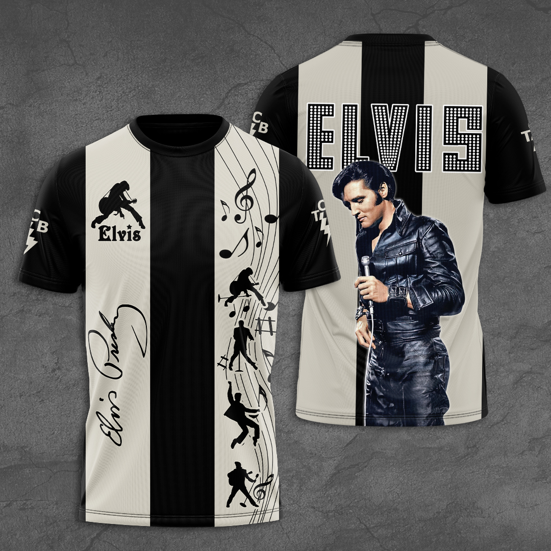 Elvis Presley Black Rca Records Shirt