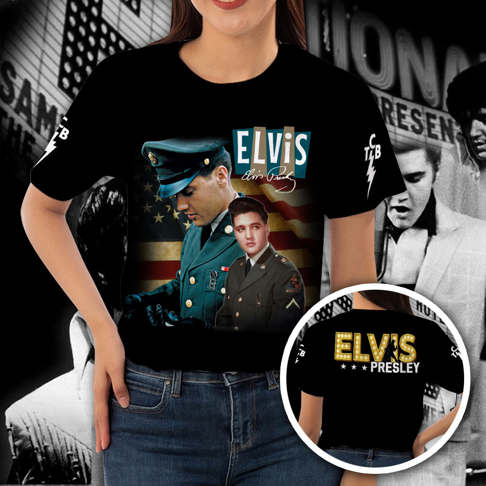 Elvis Presley Black Stax Shirt