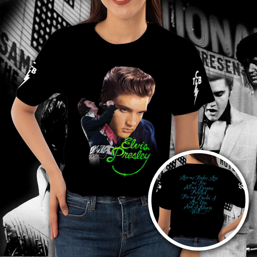 Elvis Presley Black 1954 Appearance Shirt