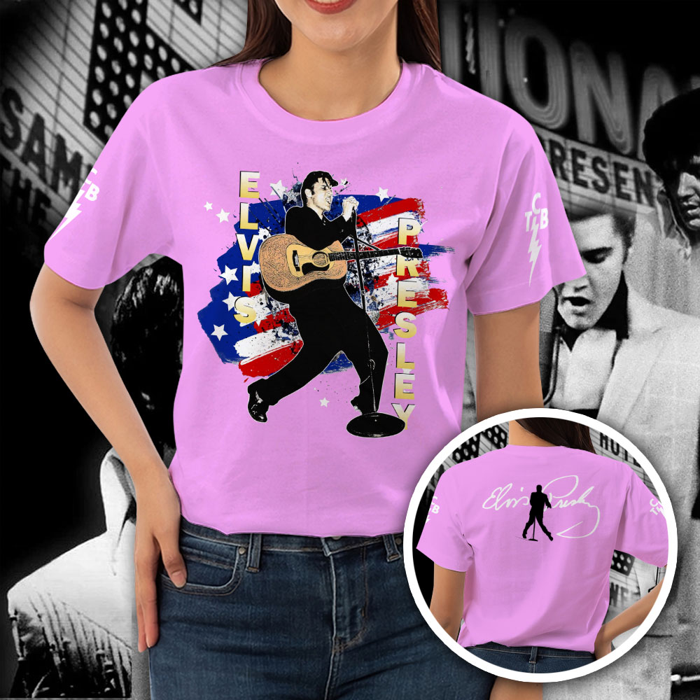 Elvis Presley Black Recording Studio Shirt