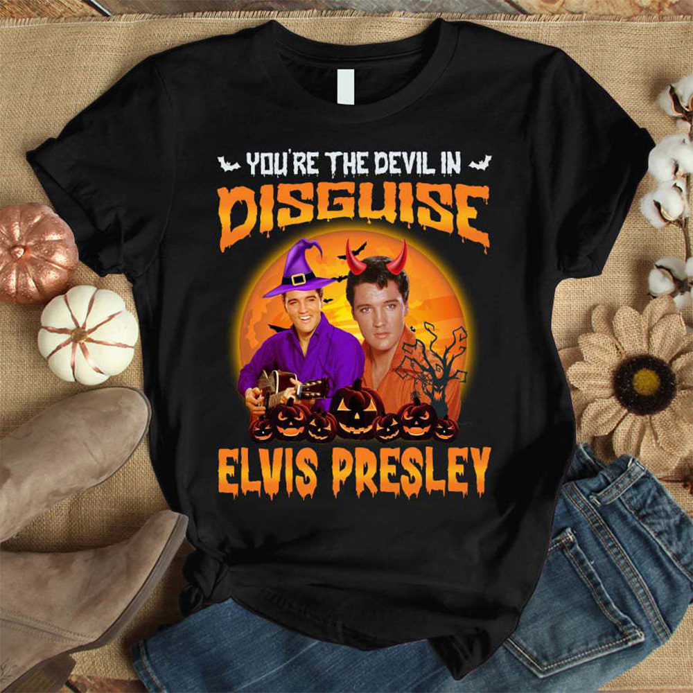 Elvis Presley Black Sgt. Pepper Parody Shirt