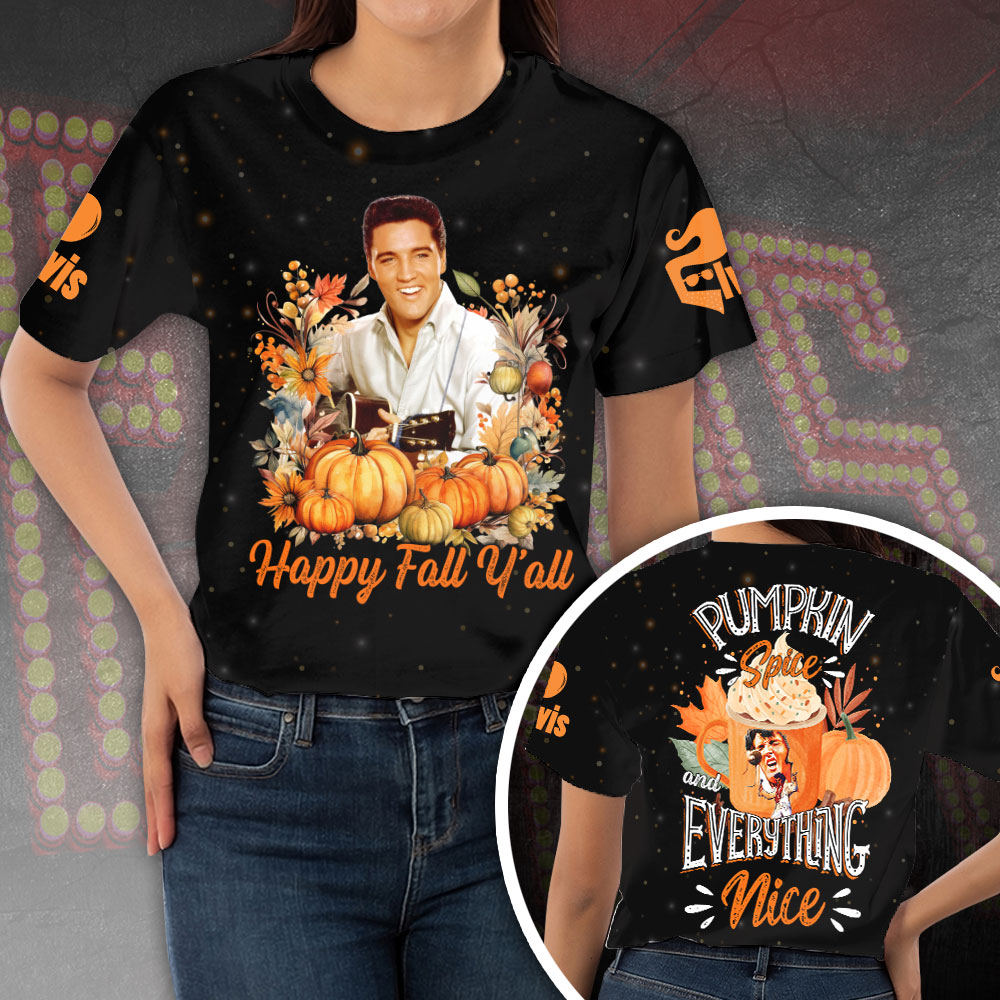 Elvis Presley Black Singles Shirt