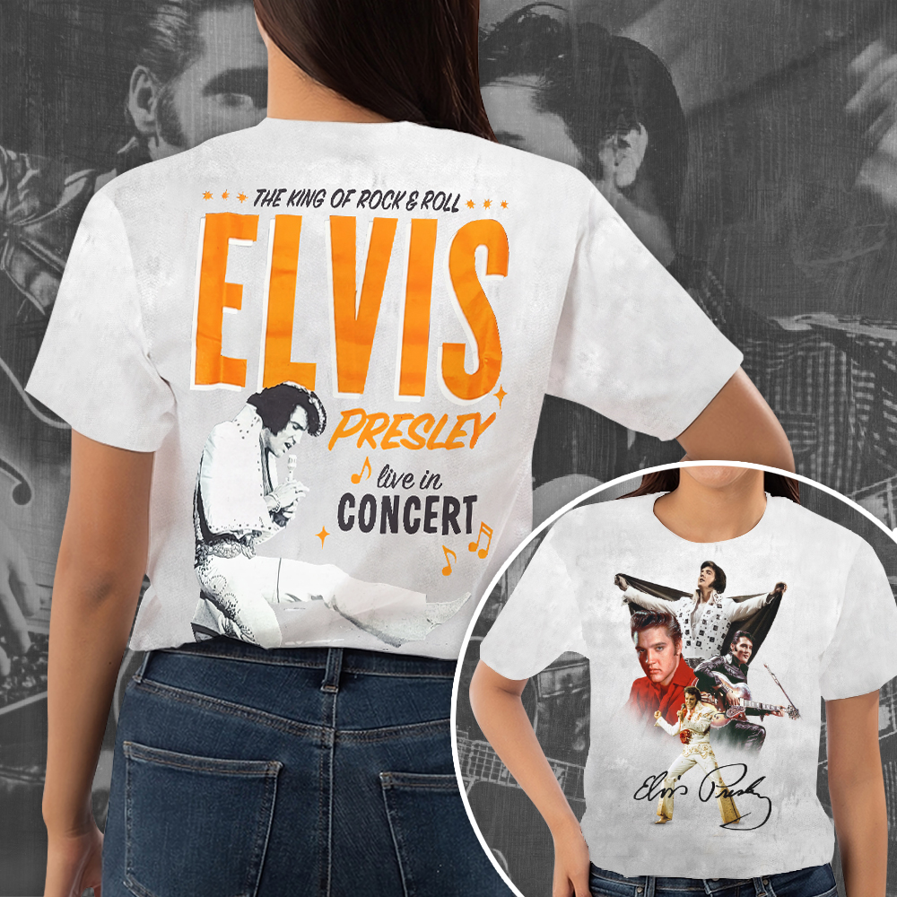 Elvis Presley Black Military Service Shirt