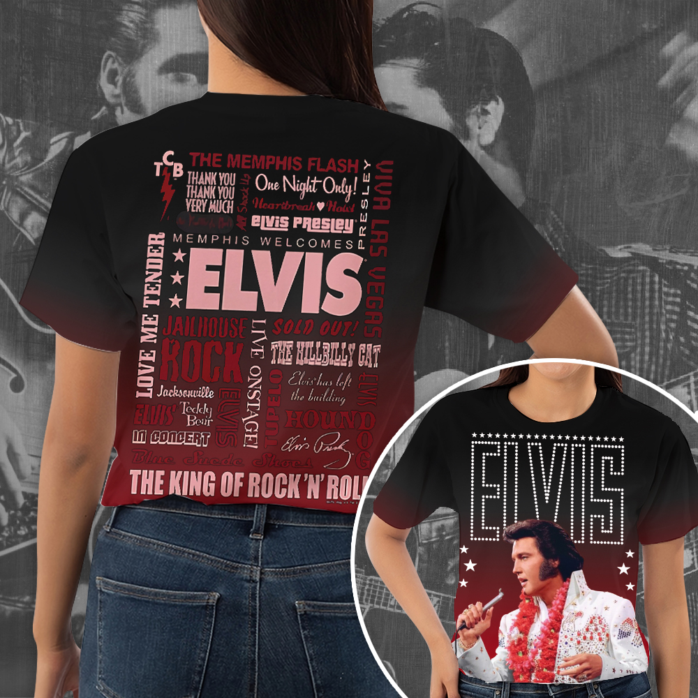 Elvis Presley Black U.S. Army Shirt
