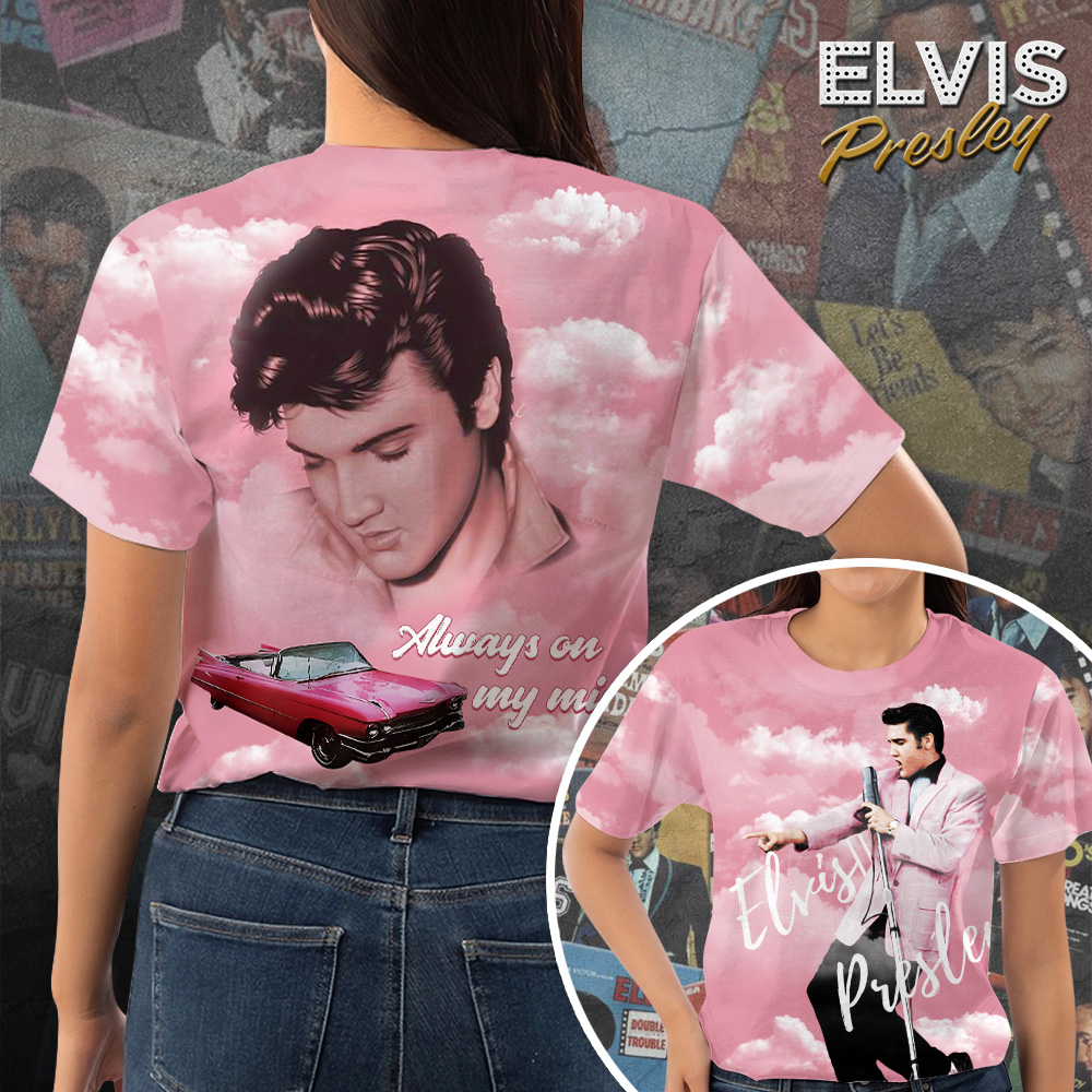 Elvis Presley Black Platinum Album Shirt