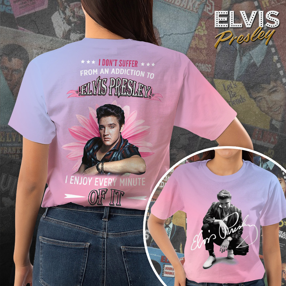 Elvis Presley Black 1969 Aloha Concert Shirt