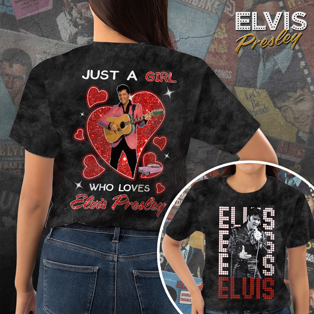 Elvis Presley Black 1968 Comeback Special Shirt