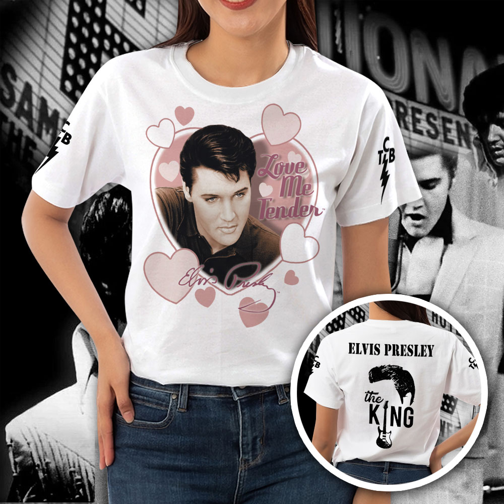 Elvis Presley Black Inspirational Shirt