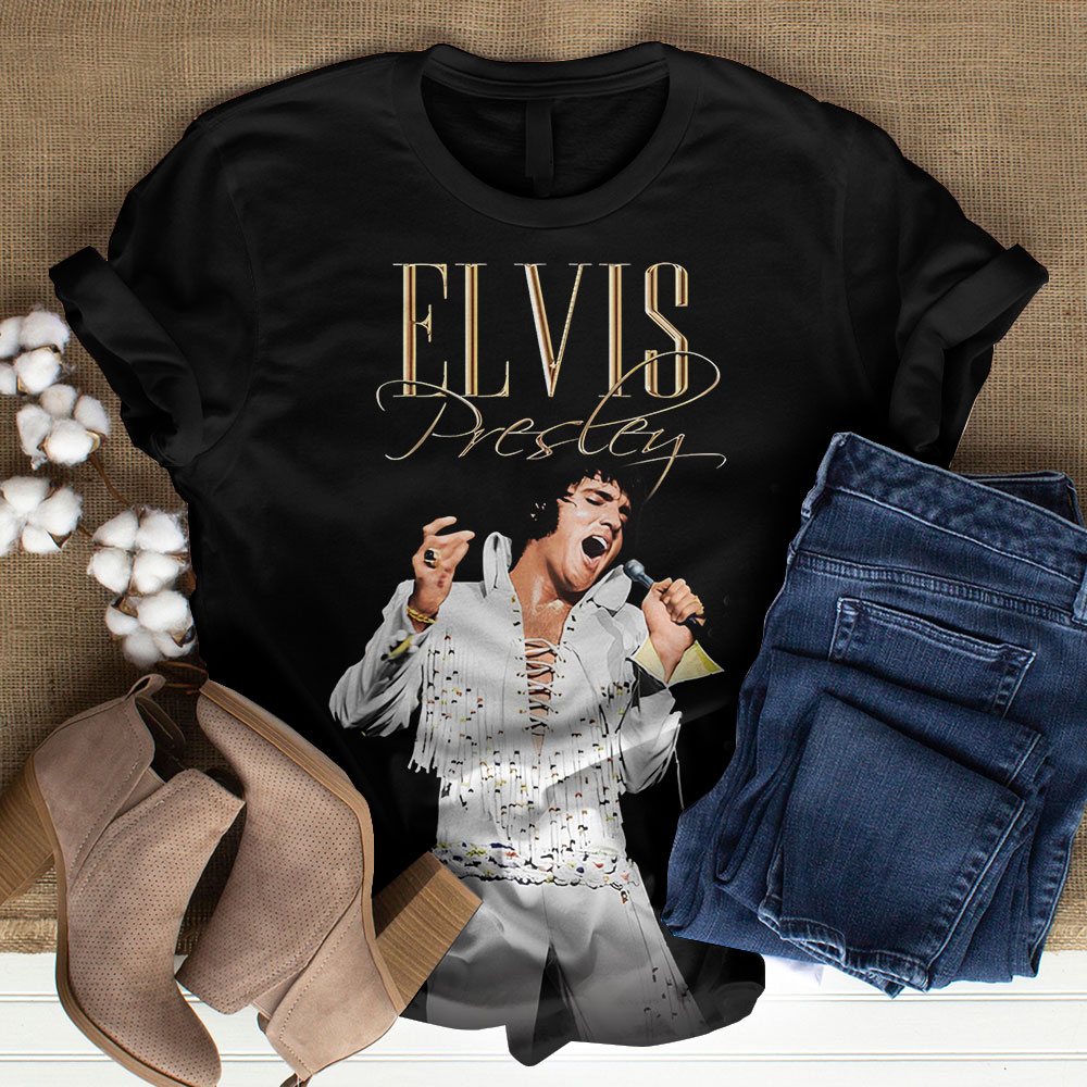 Elvis Presley Album Viva Nash Vegas Shirt