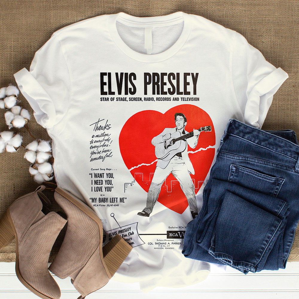 Elvis Presley Album Platinum Album Shirt