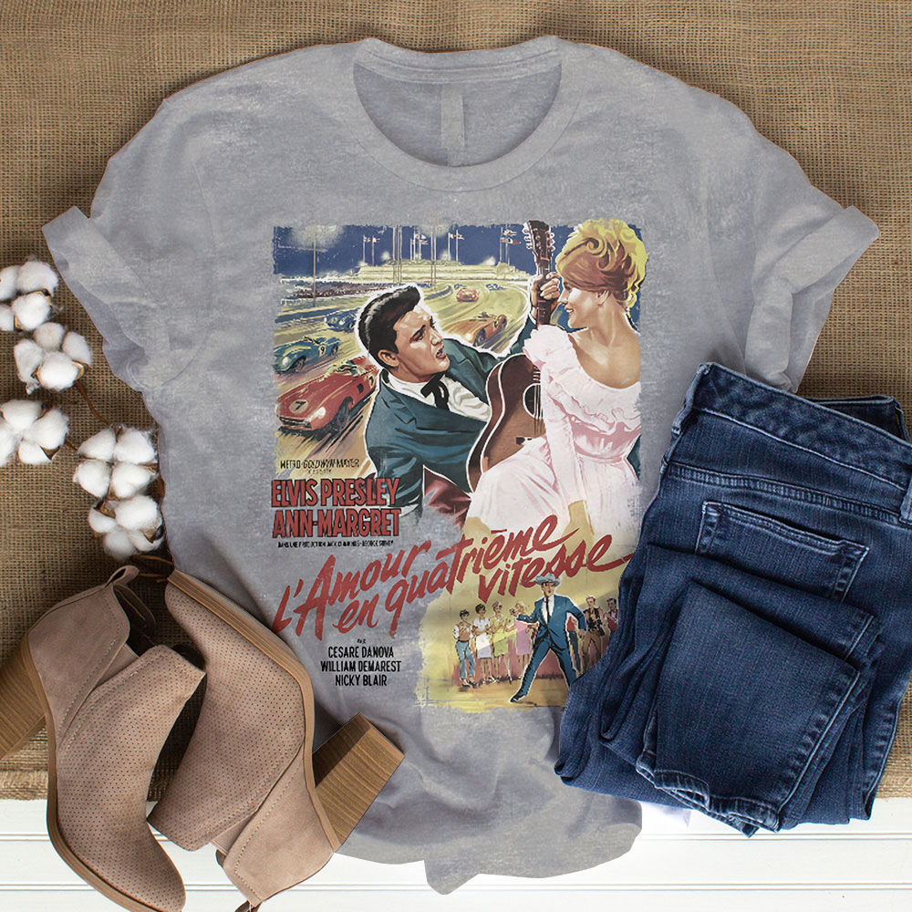 Elvis Presley Album Campy 1960S Films Shirt