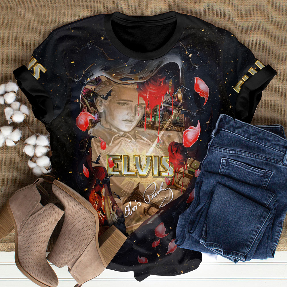 Elvis Presley Album Blue Hawaii Shirt