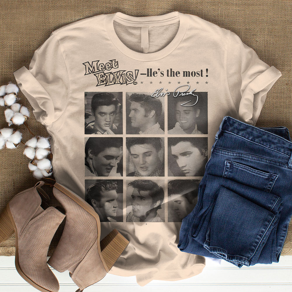Elvis Presley Rhinestones Shirt For Fans