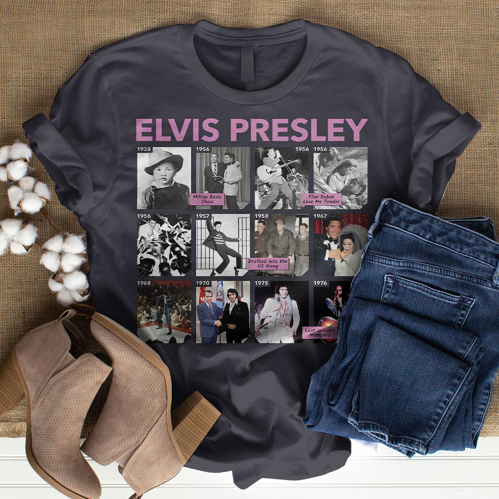 Elvis Presley King Of Rock And Roll Shirt For Fans