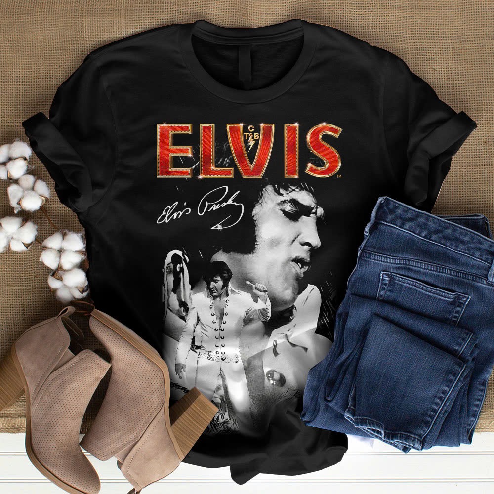 Elvis Presley Lp Shirt For Fans