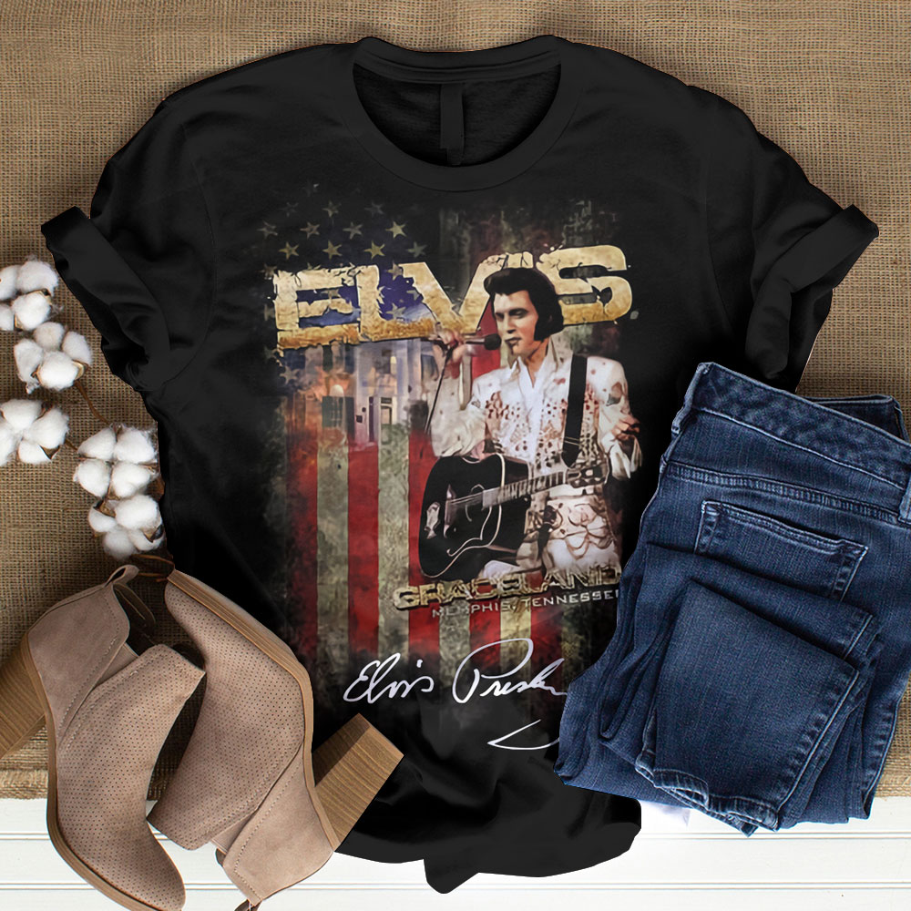 Elvis Presley Viva Nash Vegas Shirt For Men