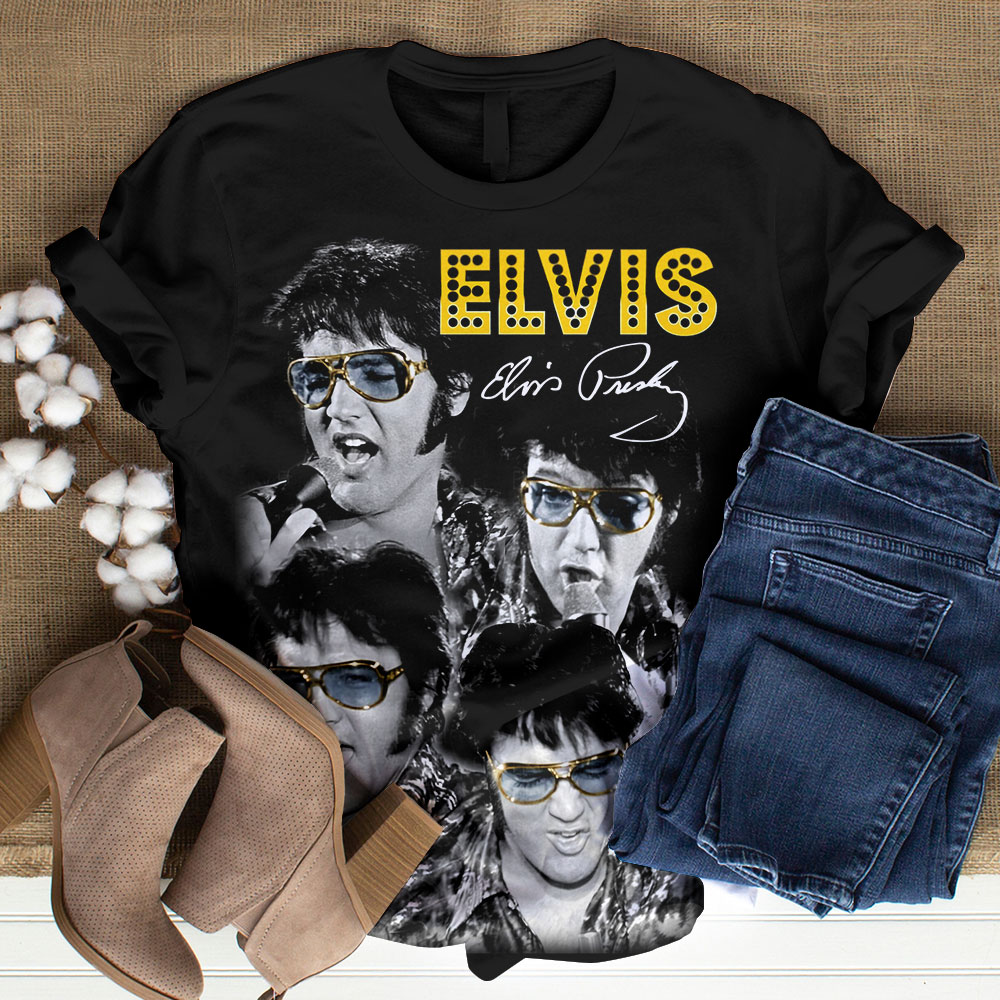 Elvis Presley Hound Dog Shirt For Men