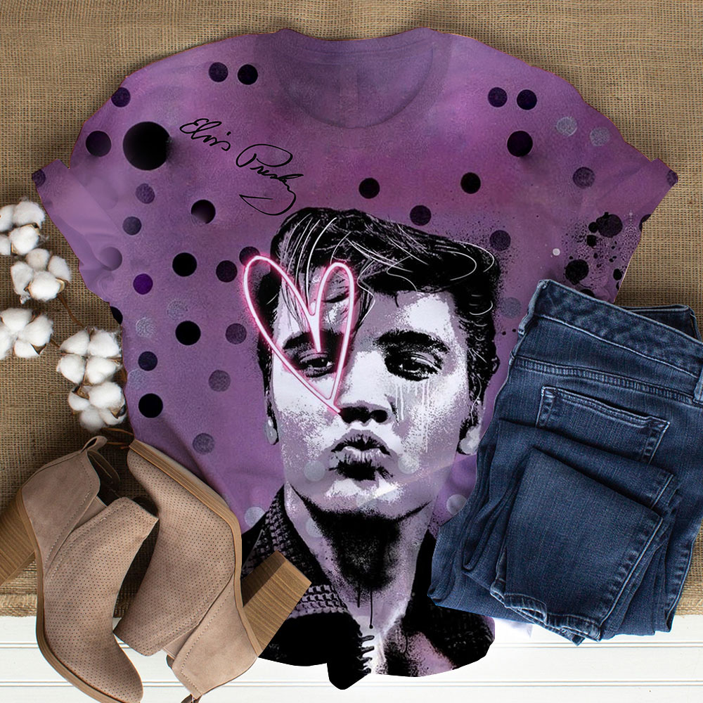 Elvis Presley Jailhouse Rock Script Shirt For Men