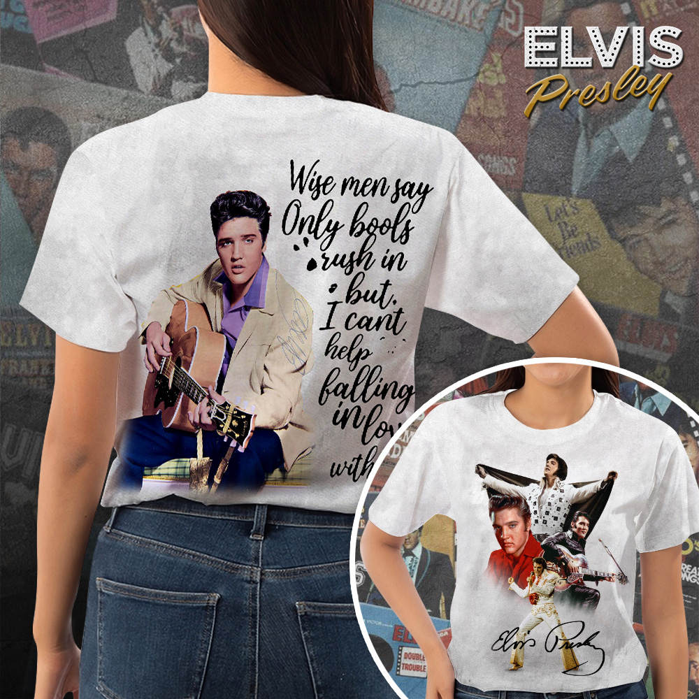 Elvis Presley Campy 1960S Films Shirt For Men