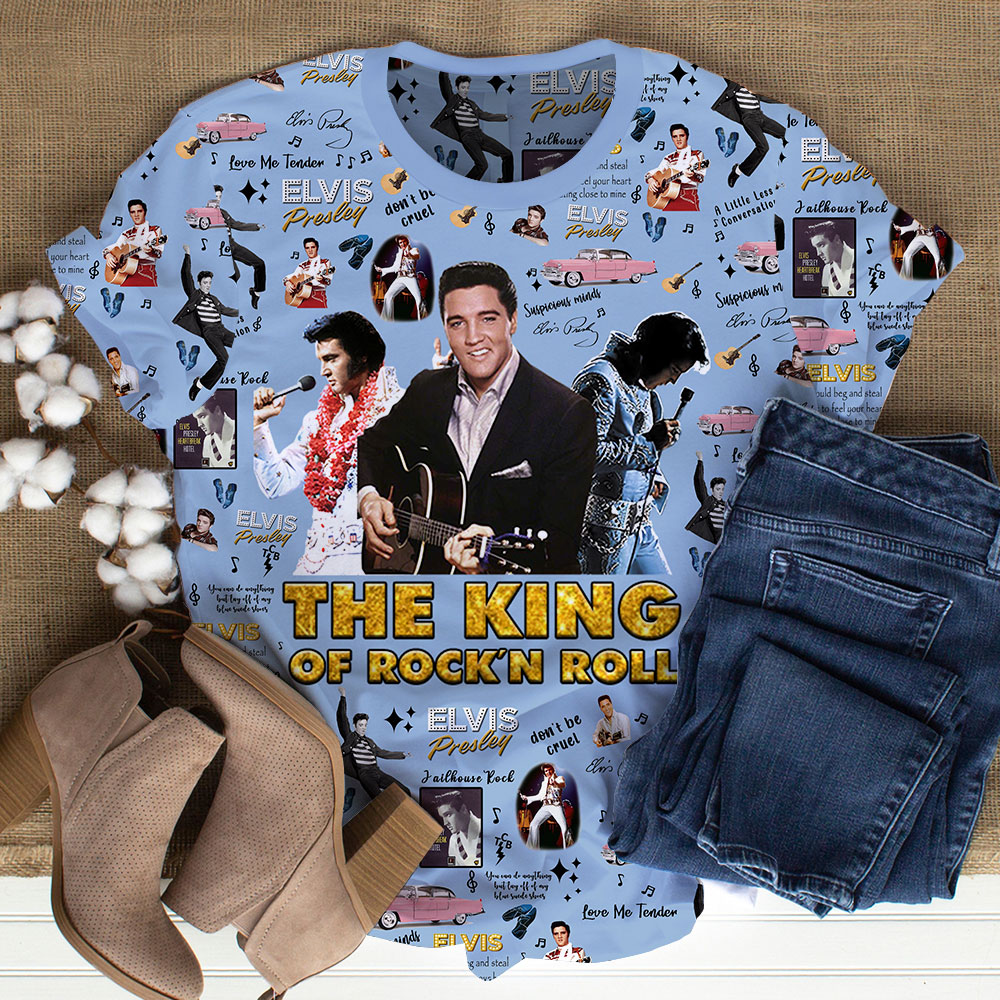 Elvis Presley Golden Records Shirt For Women