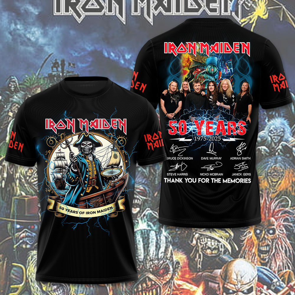 Iron Maiden Flames Shirt