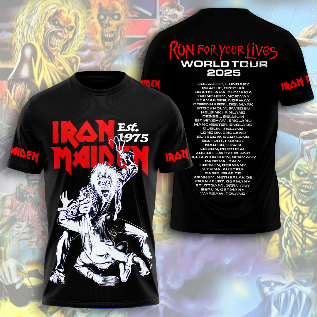 Iron Maiden White Shirt