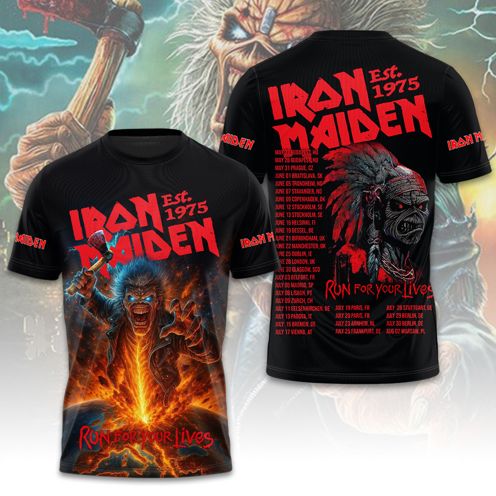 Iron Maiden Monochrome Shirt
