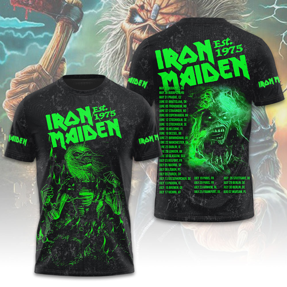 Iron Maiden Retro Design Shirt