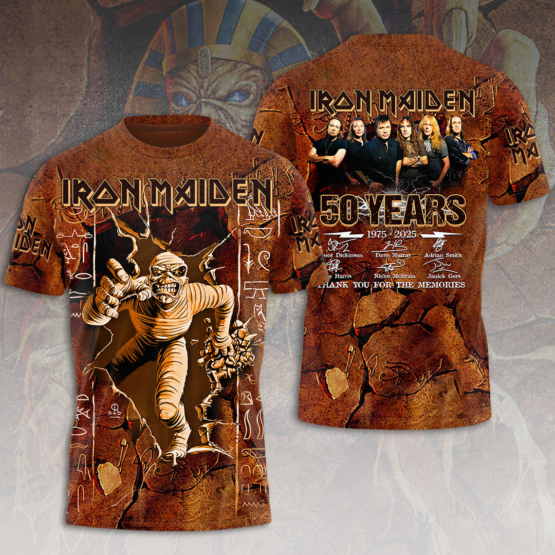 Iron Maiden Chainsaw Guitar Shirt
