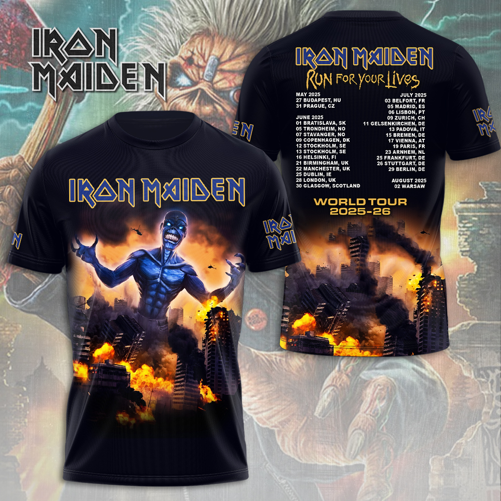 Iron Maiden Live Performance Shirt