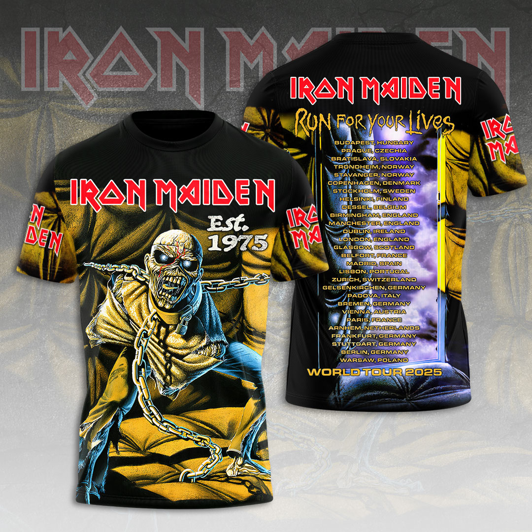 Iron Maiden Merch Retro Shirt