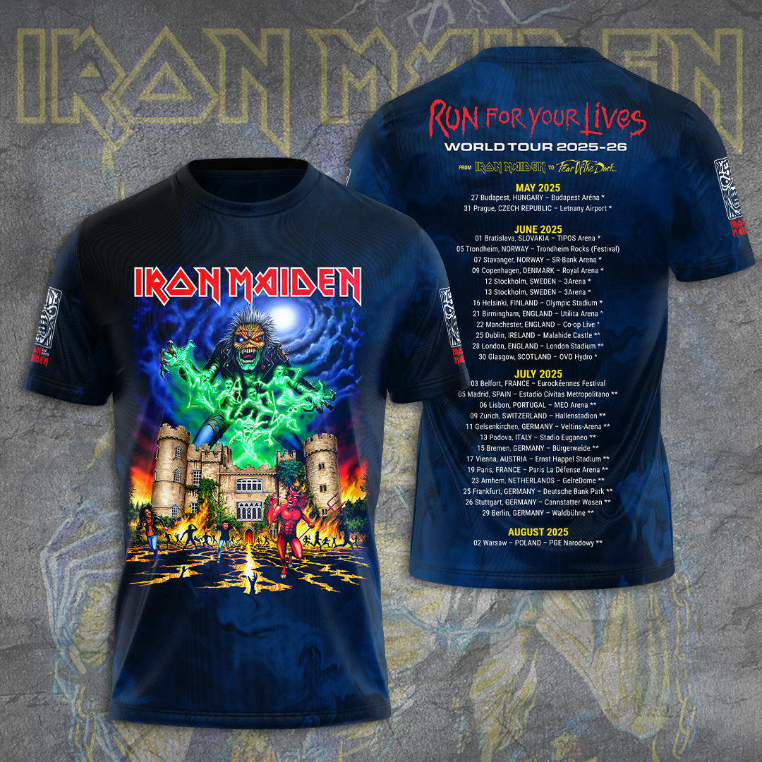 Iron Maiden Tour Poster Shirt