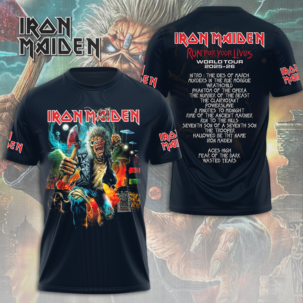 Iron Maiden The Trooper Lyric Shirt