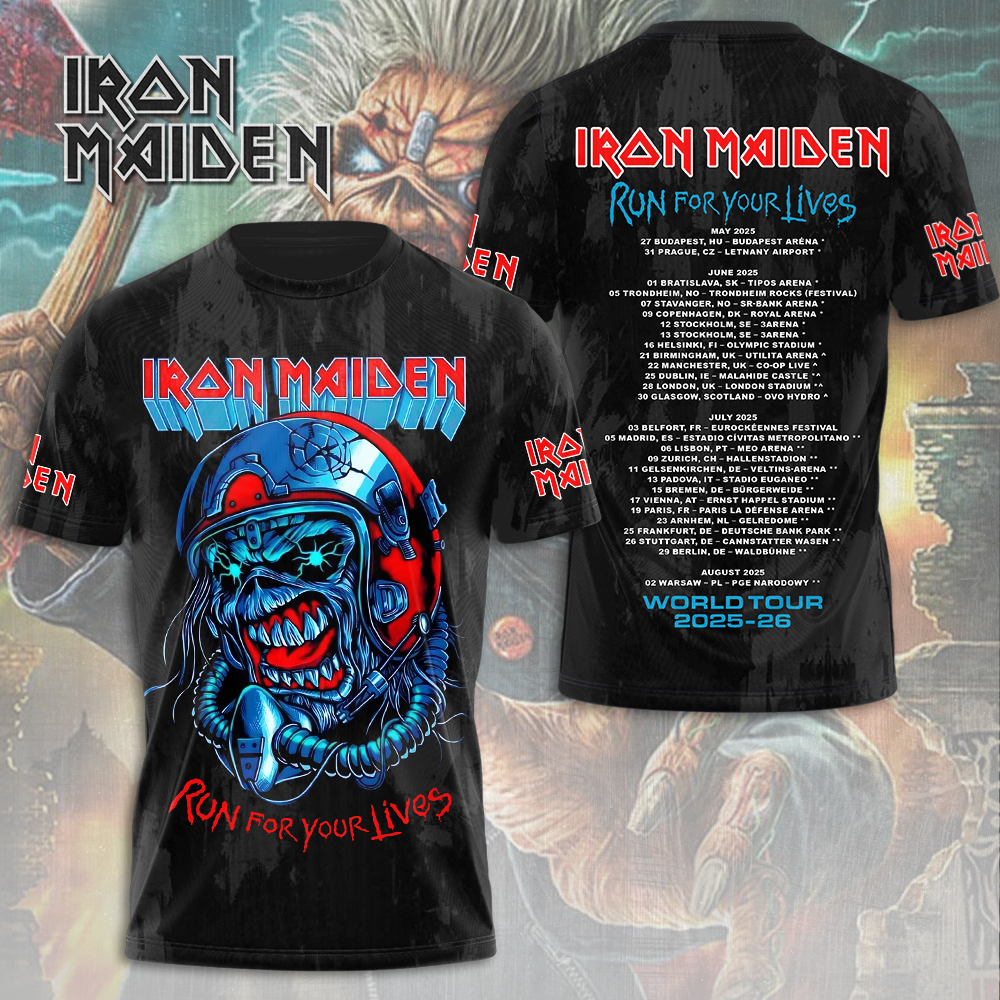Iron Maiden Band Photo Shirt