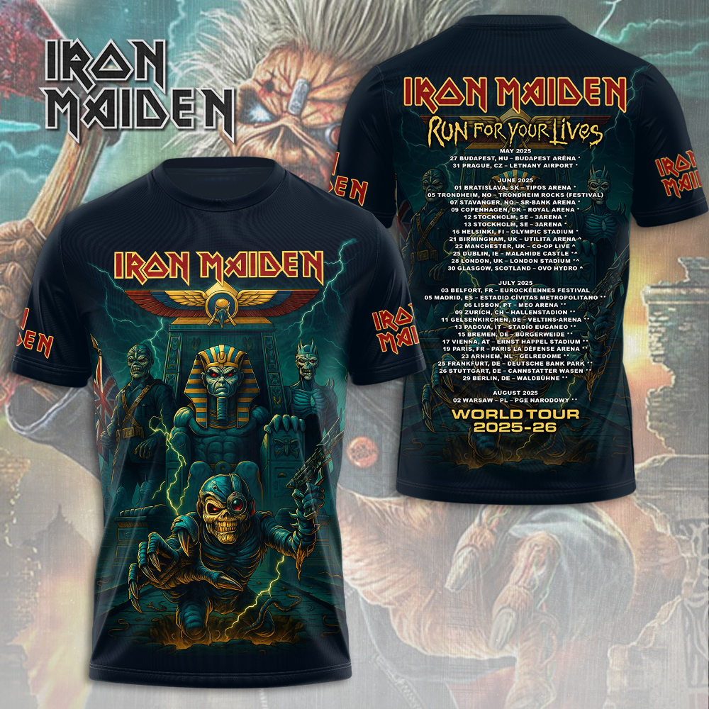 Iron Maiden Hallowed 2025-2026 Shirt